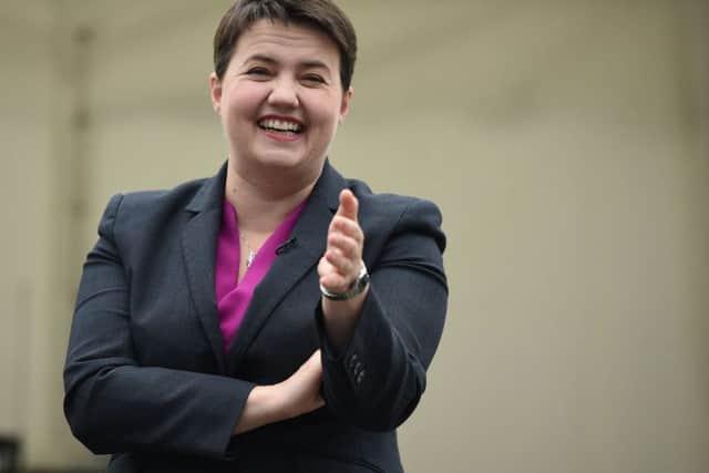 Scottish Conservatives leader, Ruth Davidson has spoken of her desire to have children with her fiancee in an interview with Vogue. Picture: Getty