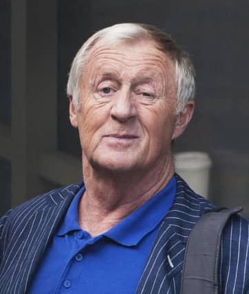 Chris Tarrant outside London Studios on the Southbank