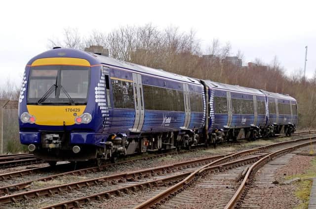 A Scotrail train.