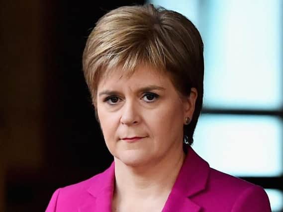 Sturgeon was quizzed by Scottish Tory leader Ruth Davidson.