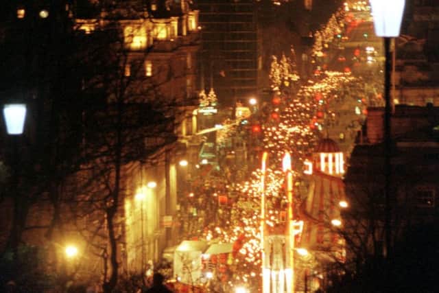 The annual Torchlight Procession now marks the start of Edinburgh's Hogmanay celebrations. Picture: TSPL