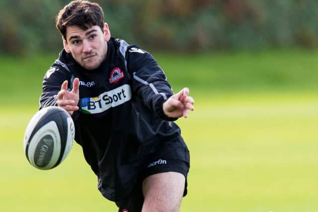 Edinburgh scrum-half Sam Hidalgo-Clyne during a training session. Picture: Ross Parker/SNS/SRU