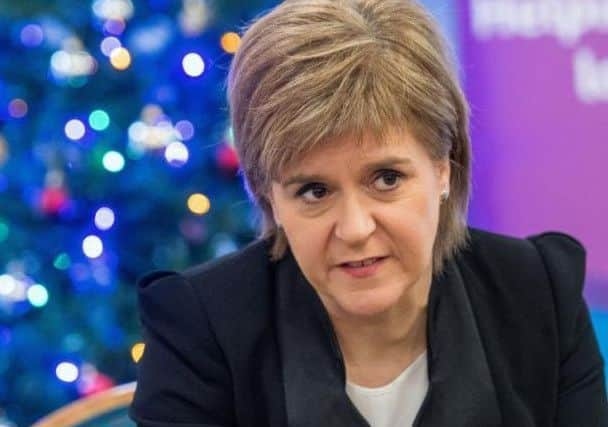 First Minister Nicola Sturgeon