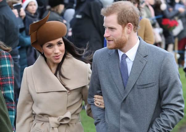 Meghan Markle and Prince Harry attend Christmas Day Church service near Sandringham.  Photo: Chris Jackson/Getty Images