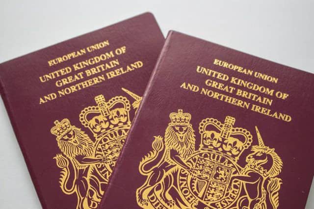 The original passport. Picture: Home Office