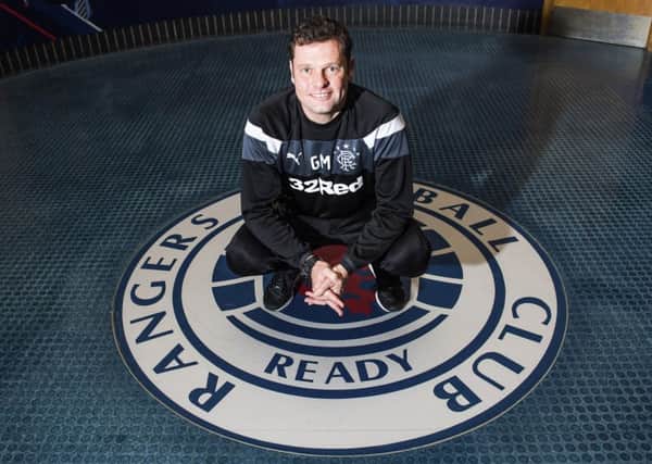 Graeme Murty is unveiled as Rangers manager until the end of the season. Picture: Gary Hutchison/SNS