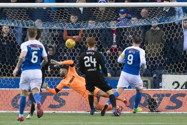 Kilmarnock's Kirs Boyd netted twice to down his former side at Rugby Park. Picture: SNS/Craig Foy