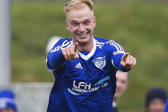 Peterhead's Jordon Brown netted a late winner against Cowdenbeath. Picture: SNS/Graham Stuart