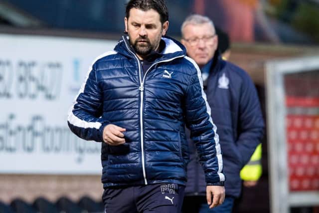 Falkirk manager Paul Hartley has yet to taste victory. Picture: SNS/Ross Parker