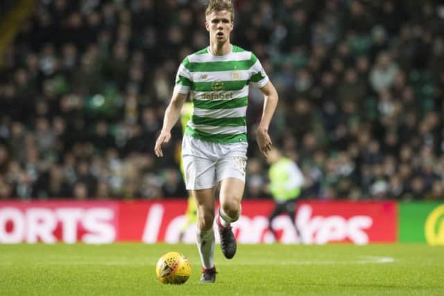 Celtic's Kristoffer Ajer impressed in the 3-0 win over Aberdeen. Picture: Craig Williamson/SNS