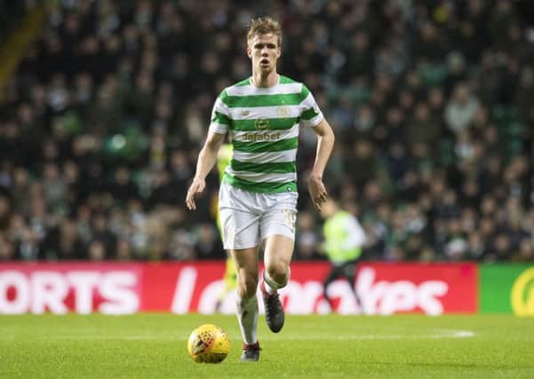 Celtic's Kristoffer Ajer impressed in the 3-0 win over Aberdeen. Picture: Craig Williamson/SNS