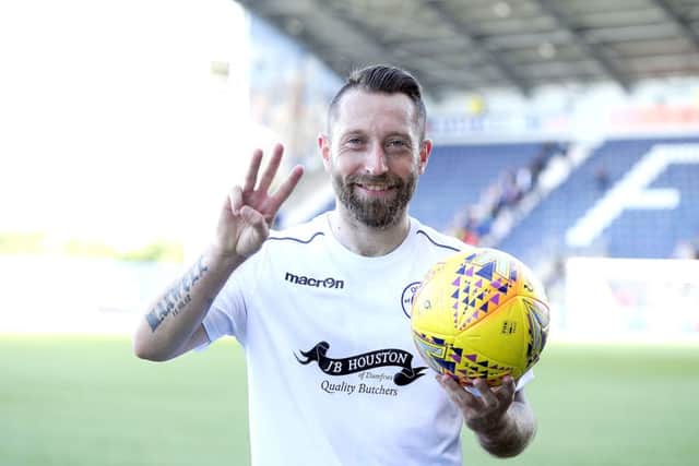 Stephen Dobbie has been in sparkling form for Queen of the South this season. Picture: Michael Gillen