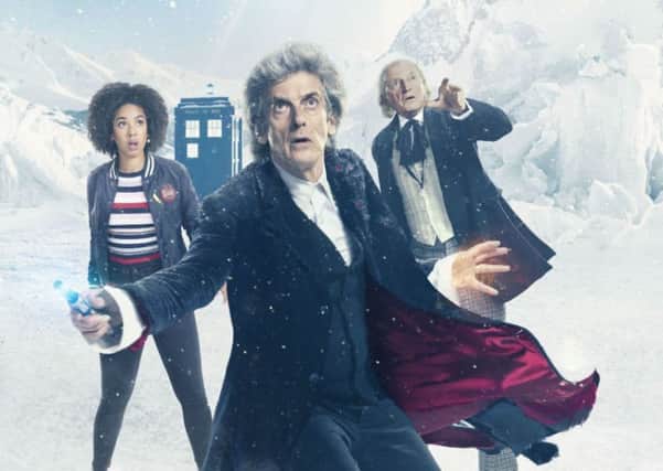Capaldi, Bradley and Mackie had fantastic interactions. Picture: BBC