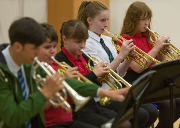 Instrumental music tuition for school pupils could be at risk from further cuts, the EIS union says. Picture: TSPL