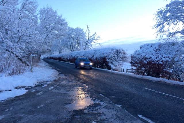 Drivers and cyclists are being warned to be careful on the roads this morning. Picture: TSPL