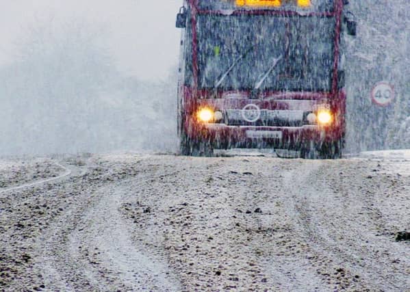 Snow and ice warnings are in place across Scotland. Picture: PA