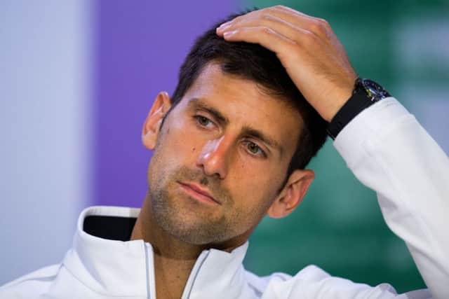 Novak Djokovic confirms he is withdrawing from the Mubadala World Tennis Championship. Picture: PA