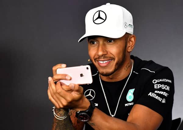 Lewis Hamilton found himself at the centre of a social media storm after posting a Christmas Day video. Picture: AFP/Getty