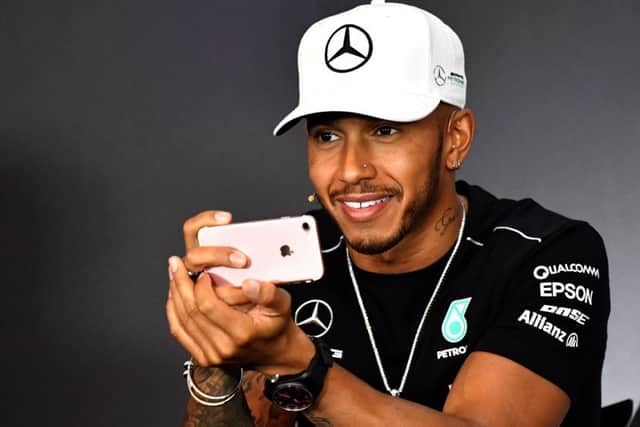 Lewis Hamilton found himself at the centre of a social media storm after posting a Christmas Day video. Picture: AFP/Getty