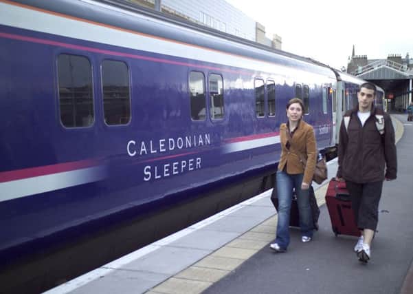 The Sleeper goes to London overnight from Scotland.