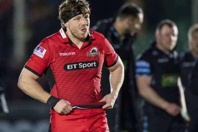 Hamish Watson was at the heart of many of the penalties which went against Edinburgh. Picture: SNS