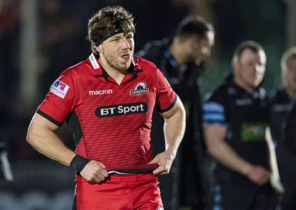 Hamish Watson was at the heart of many of the penalties which went against Edinburgh. Picture: SNS