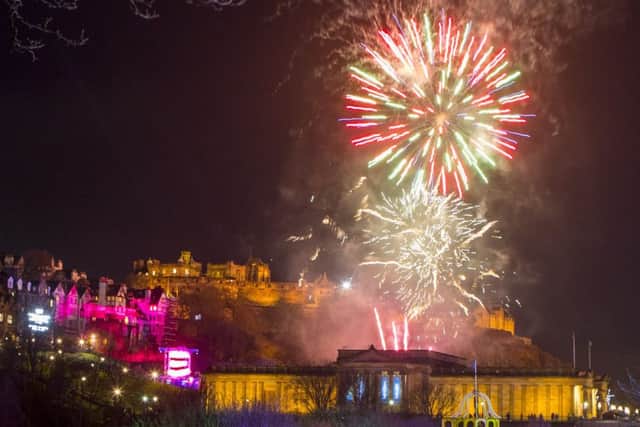 Fireworks were choreographed to music for the first time. Pic: Katielee Arrowsmith/SWNS
