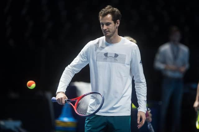 Andy Murray has only recently returned from a hip injury. Picture: John Devlin