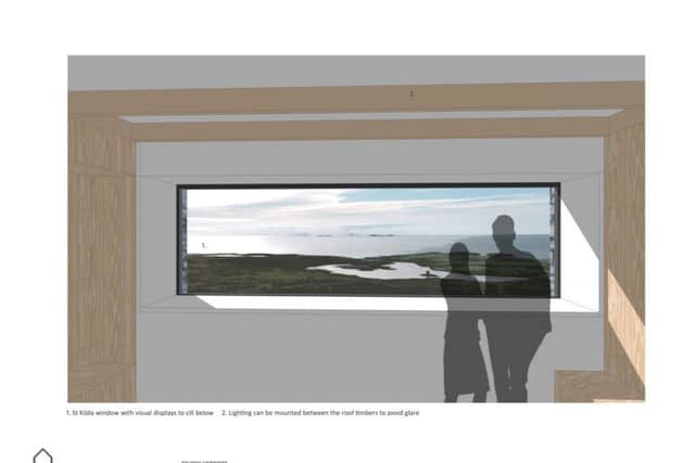 St Kilda sits around 45 miles from the North Uist site. PIC: Studio Hebrides Architects.