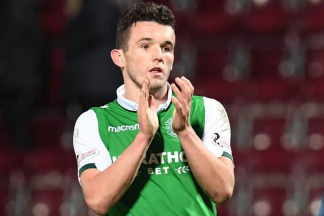Hibs insist they are not looking to sell John McGinn. Picture: SNS.