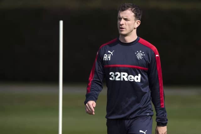 Andy Halliday will return to Rangers. Picture: SNS