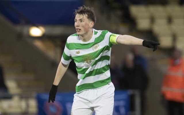Regan Hendry has featured regularly for Celtic's under-20s. Picture: SNS