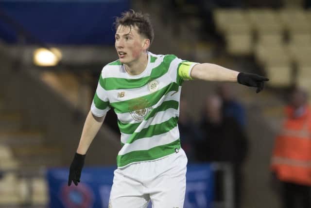 Regan Hendry has featured regularly for Celtic's under-20s. Picture: SNS