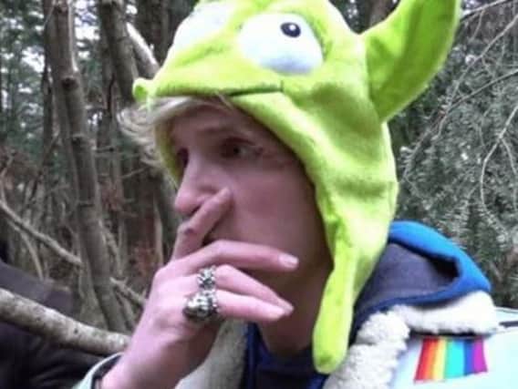 Still taken from Logan Paul's video. Picture: YouTube
