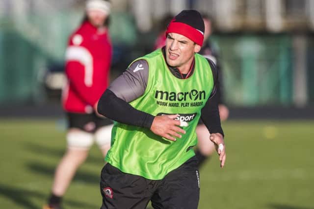 Edinburgh Rugby's John Hardie is back in training but is still banned from playing. Picture: Gary Hutchison/SNS/SRU