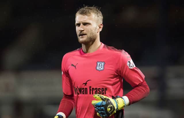 Scott Bain has joined Hibs on loan from Dundee for the rest of the season. Picture: SNS