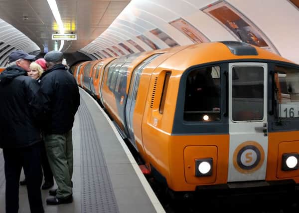 Glasgow Subway trains will be the first in the UK to run with no staff at all (Picture: John Devlin)