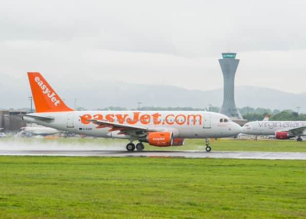 An easyJet flight from Edinburgh suffered a severely hard landing