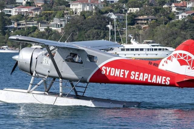 A Sydney Seaplanes' single-engine DHC-2 Beaver Seaplane,  PRESS ASSOCIATION Photo
