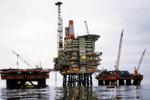 A North Sea oil platform