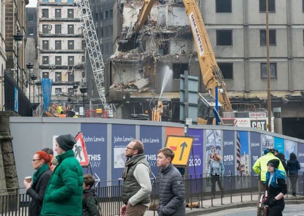 The demolition of Edinburgh's old St James Centre is paving the way for major redevelopment of the area (Picture: Ian Georgeson)