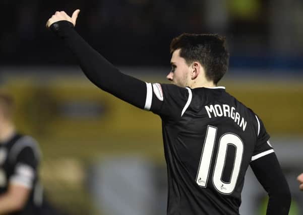 Lewis Morgan salutes the St Mirren fans. He is expected to sign for Celtic on Friday. Picture: Rob Casey/SNS