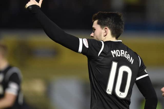 Lewis Morgan salutes the St Mirren fans. He is expected to sign for Celtic on Friday. Picture: Rob Casey/SNS
