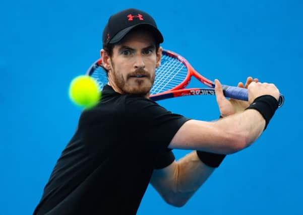 Andy Murray is considering hip surgery. Picture: Patrick Hamilton/AFP/Getty Images