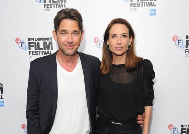 Dougray Scott's wife, Claire Forlani, has tweeted about her experiences with Harvey Weinstein (Photo by Eamonn M. McCormack/Getty Images for BFI)