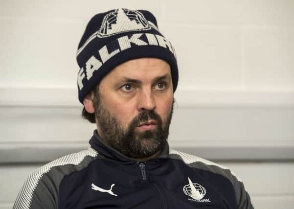 Falkirk manager Paul Hartley. Picture: