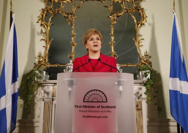 Nicola Sturgeon says she plans a second referendum when Brexit terms are clear