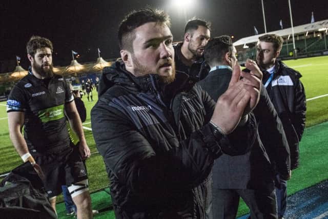 Zander Fagerson has suffered a foot injury. Pic: SNS