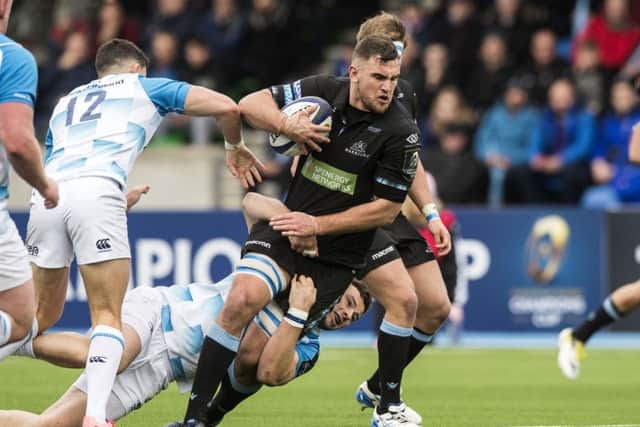 Adam Ashe is back in the Glasgow Warriors squad after ten weeks out with an ankle injury. Picture: SNS/SRU