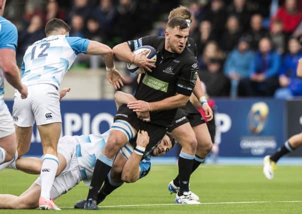Adam Ashe is back in the Glasgow Warriors squad after ten weeks out with an ankle injury. Picture: SNS/SRU